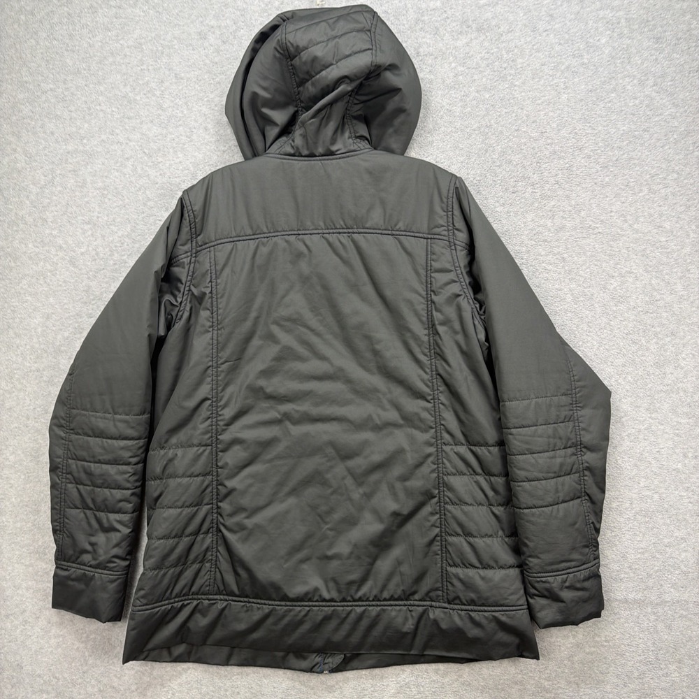 Under Armour Jacket Womens XL Grey ColdGear Storm Puffer Hybrid Hooded Zip Coat - Picture 2 of 6